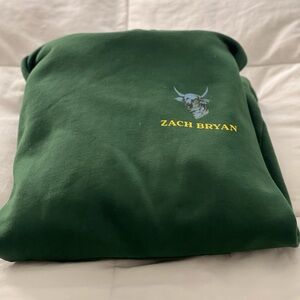 Zach Bryan Green Sweatshirt